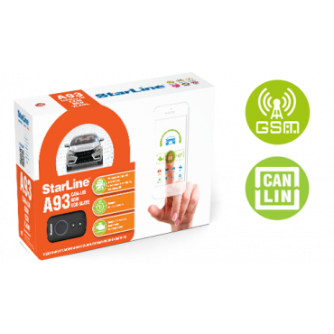 Автосигнализация StarLine A93 2CAN+2LIN GSM ECO SLAVE