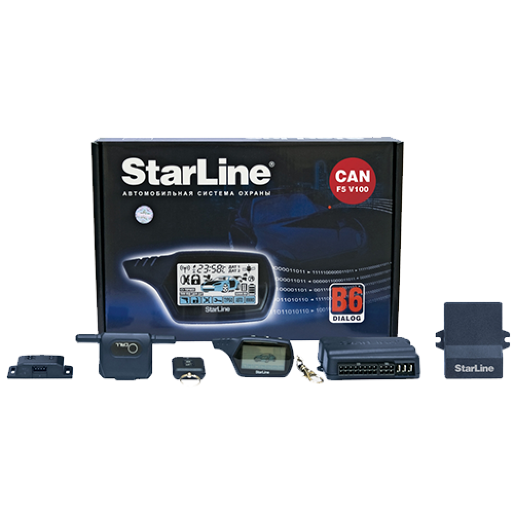 Автосигнализация StarLine B6 Dialog CAN F5 V100