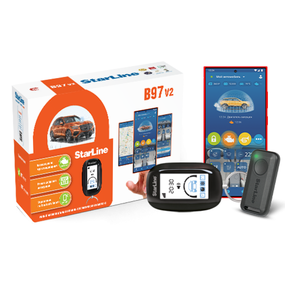 Автосигнализация StarLine B97 V2 3CAN+FD+4LIN LTE GPS