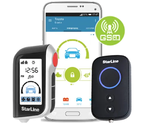 Сигнализации с GSM-модулем для автомобилей